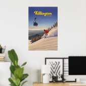 Affiche de voyage de la station de ski Killington (Bureau à domicile)