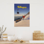 Affiche de voyage de la station de ski Killington (Cuisine)