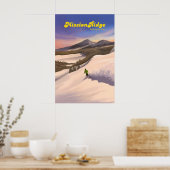 Affiche de voyage de la station de ski Mission Rid (Cuisine)