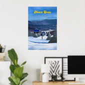 Affiche de voyage de la station de ski Mount Snow (Bureau à domicile)