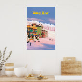 Affiche de voyage de la station de ski Silver Star (Cuisine)