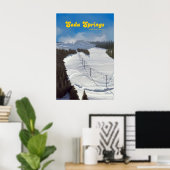 Affiche de voyage de la station de ski Soda Spring (Bureau à domicile)