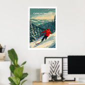 Affiche de voyage de la vallée de Canaan 1 (Bureau à domicile)