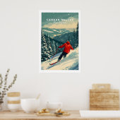 Affiche de voyage de la vallée de Canaan 1 (Cuisine)