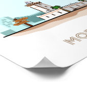 Affiche de voyage de la ville de Tanger - affiche (Coin)