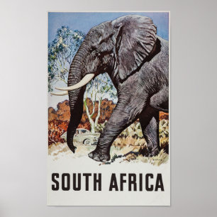 Affiche de voyage de l'Afrique du Sud (2)