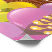 Affiche de voyage de l'aigle des Rocheuses du Cana (Coin)