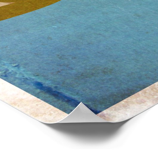 Affiche de voyage de l'Alaska (Coin)