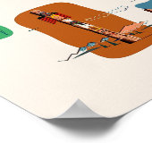 Affiche de voyage de l'Alaska (Coin)