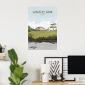 Affiche de voyage de Langley Park Slough (Bureau à domicile)