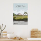 Affiche de voyage de Langley Park Slough (Cuisine)