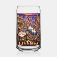 Affiche de voyage de Las Vegas Nevada Neon Skyline