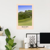 Affiche de voyage de l'île de Skye en Écosse (Bureau à domicile)