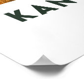 Affiche de voyage de l'île Kangourou en Australie (Coin)