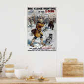 Affiche de voyage de l'Union Soviétique Chasse de (Cuisine)
