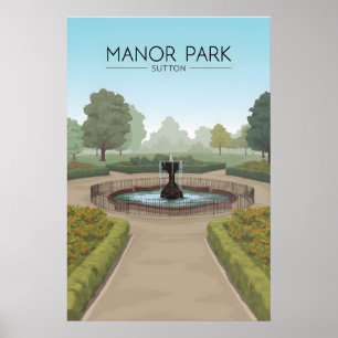 Affiche de voyage de Manor Park Sutton