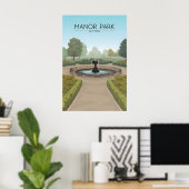 Affiche de voyage de Manor Park Sutton (Bureau à domicile)