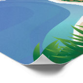 Affiche de voyage de Nafplio Grèce (Coin)