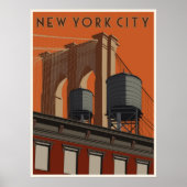 Affiche de voyage de New York (Devant)