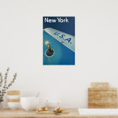 Affiche de voyage de New York (Cuisine)