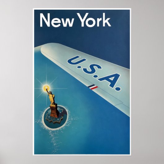 Affiche de voyage de New York (Devant)