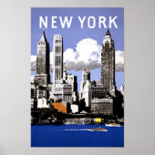 Affiche de voyage de New York (Devant)