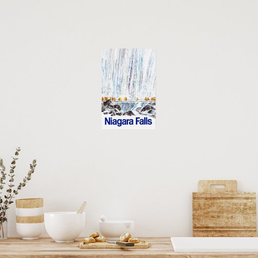 Affiche de voyage de Niagara Falls (Cuisine)