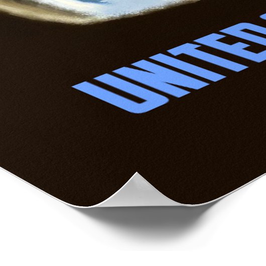 Affiche de voyage de Niagara Falls (Coin)