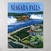 Affiche de voyage de Niagara Falls (Devant)