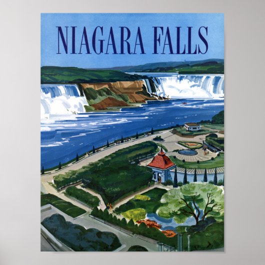 Affiche de voyage de Niagara Falls (Devant)
