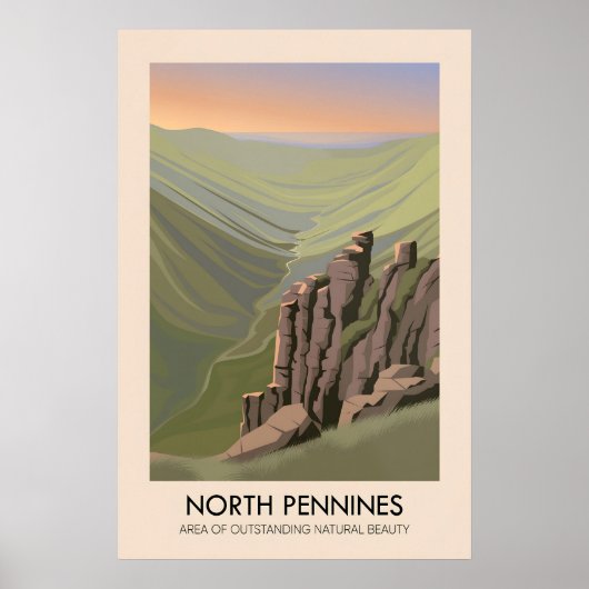 Affiche de voyage de North Pennines AONB (Devant)