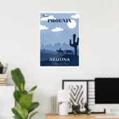 Affiche de voyage de Phoenix (Bureau à domicile)