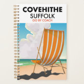 Affiche de voyage de plage suffolée Covehithe (Devant)