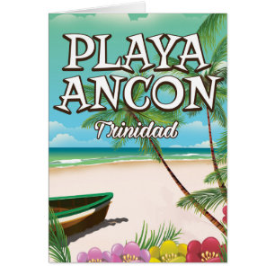 Affiche de voyage de Playa Ancón Trinidad
