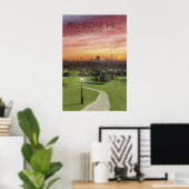 Affiche de voyage de Primrose Hill Londres (Bureau à domicile)