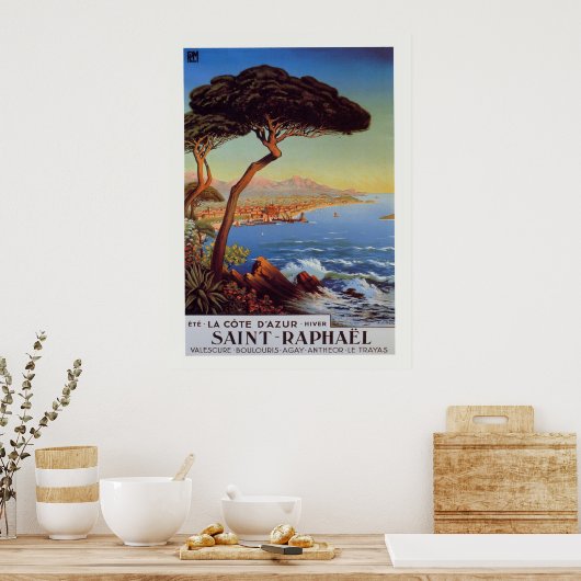 Affiche de voyage de Saint-Raphaël (Cuisine)