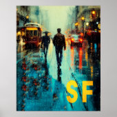 Affiche de voyage de San Francisco (Devant)