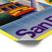 Affiche de voyage de San Francisco (Coin)