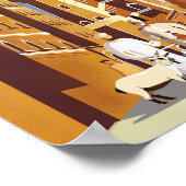 Affiche de voyage de Sanaa Yemen (Coin)