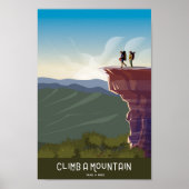 affiche de voyage de sentier appalachien (Devant)