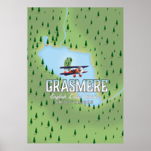 Affiche de voyage de ski Chymbulak Kazakhstan