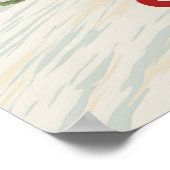 Affiche de voyage de snowboard SkiWelt Autriche (Coin)