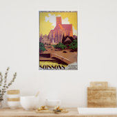 Affiche de voyage de Soissons Impression française (Cuisine)