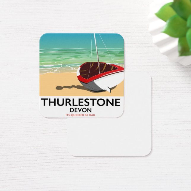 Affiche de voyage de Thurlestone South Devon (Bureau)