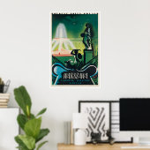 Affiche de voyage de Varsovie Pologne Art polonais (Bureau à domicile)