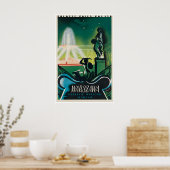 Affiche de voyage de Varsovie Pologne Art polonais (Cuisine)