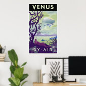 Affiche de voyage de Vénus (Bureau à domicile)