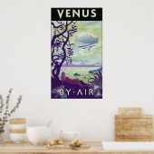 Affiche de voyage de Vénus (Cuisine)
