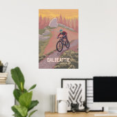 Affiche de voyage de VTT de Dalbeattie (Bureau à domicile)