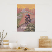 Affiche de voyage de VTT de Dalbeattie (Cuisine)